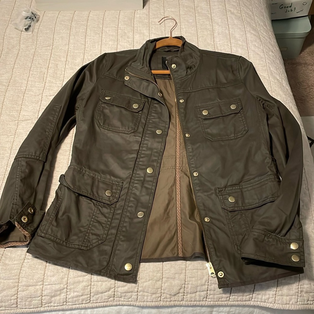 J crew field waxed utility jacket barely worn!